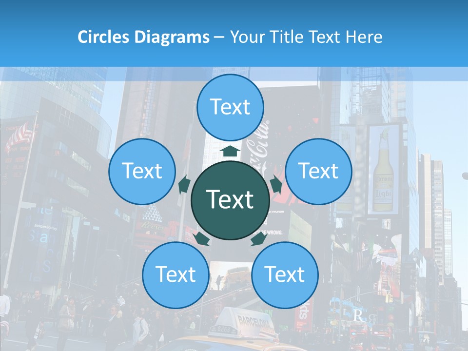 Panorama Speed Colorful PowerPoint Template