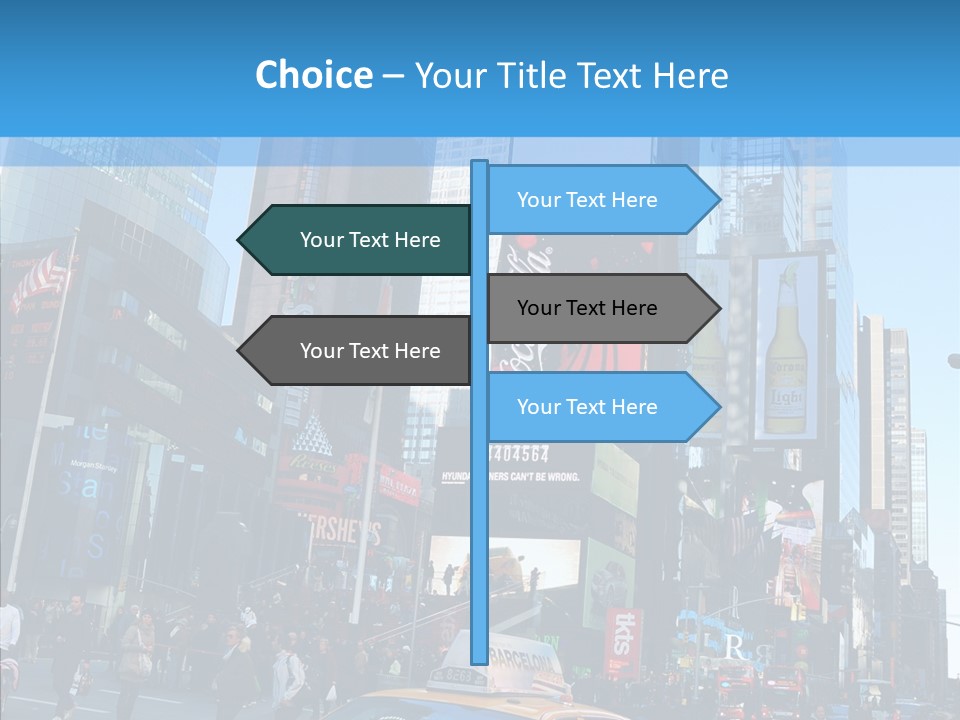 Panorama Speed Colorful PowerPoint Template