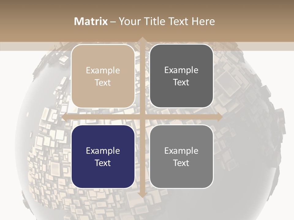 White Cube Worldwide PowerPoint Template