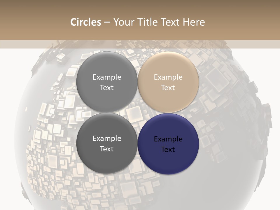 White Cube Worldwide PowerPoint Template