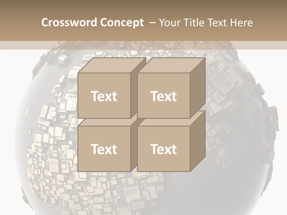 White Cube Worldwide PowerPoint Template