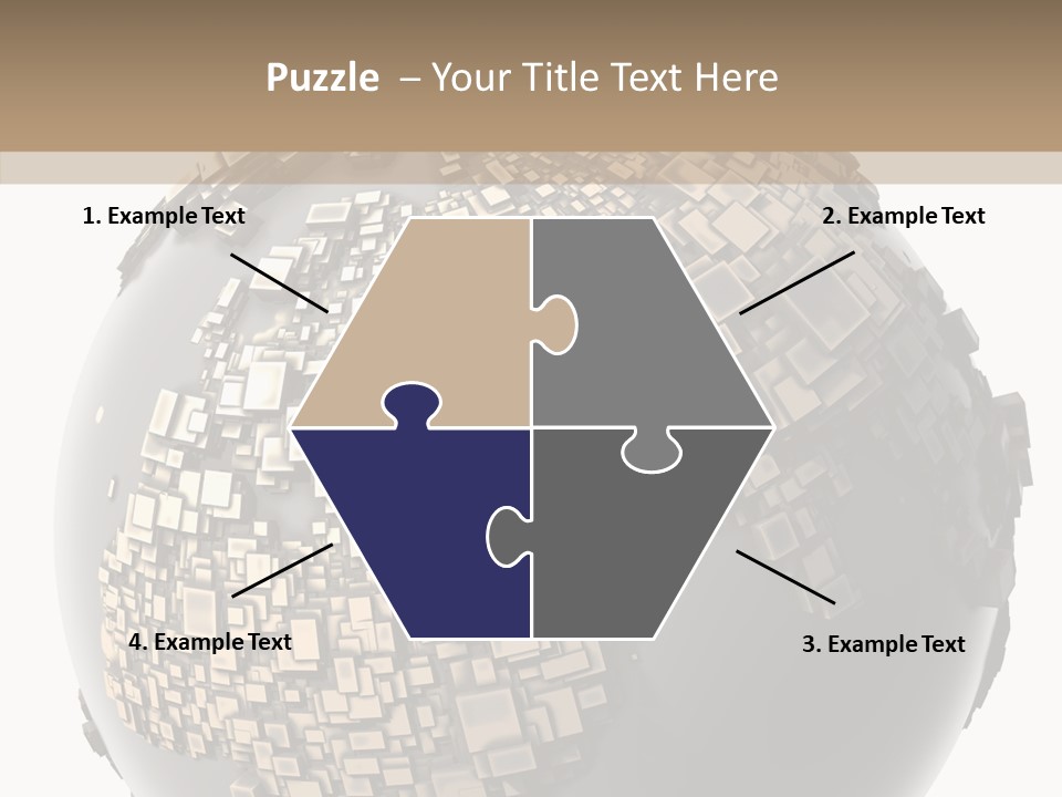 White Cube Worldwide PowerPoint Template