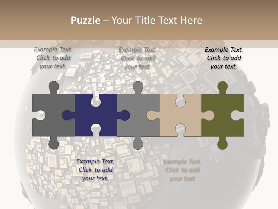 White Cube Worldwide PowerPoint Template