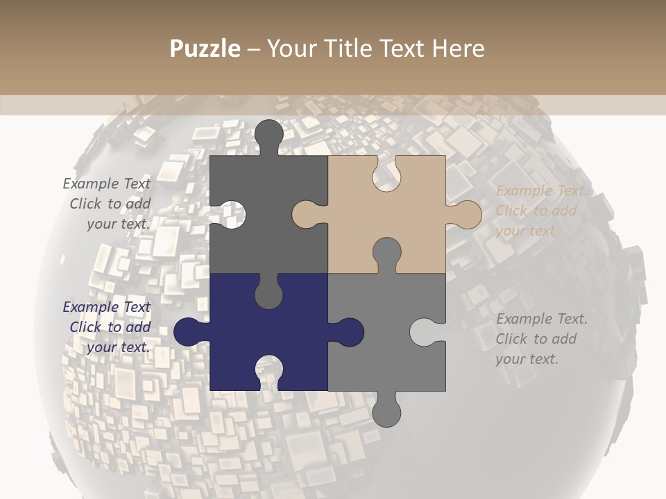 White Cube Worldwide PowerPoint Template