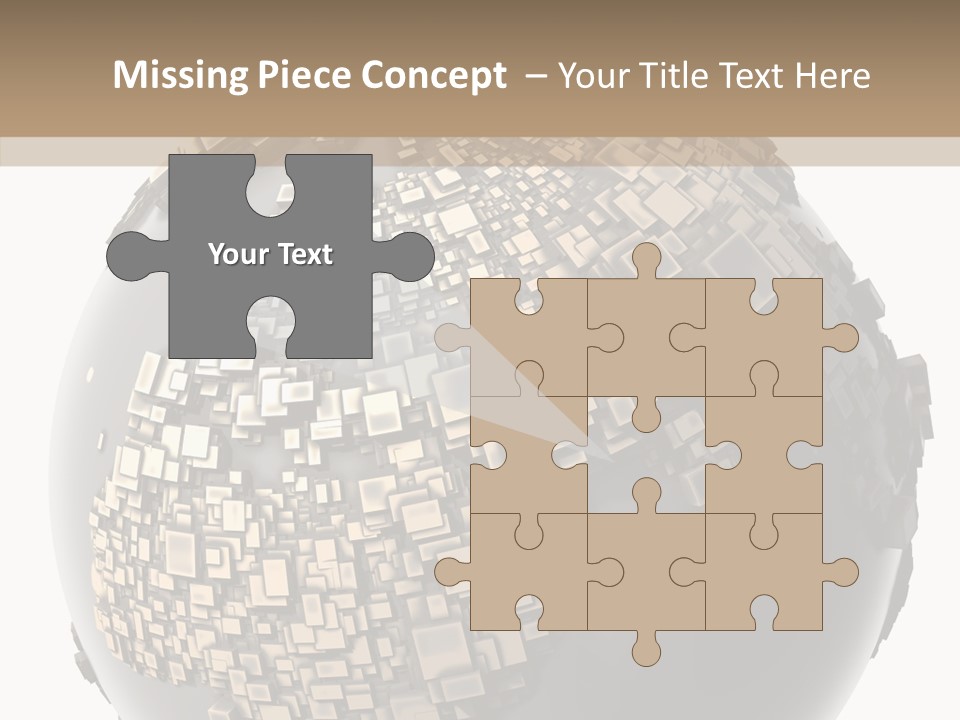 White Cube Worldwide PowerPoint Template