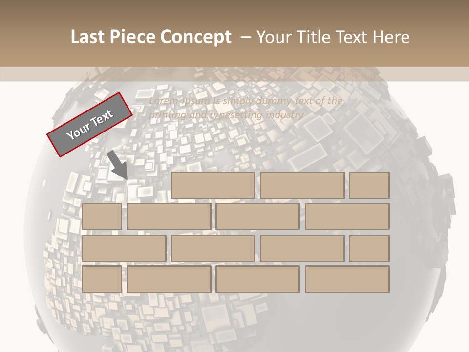 White Cube Worldwide PowerPoint Template