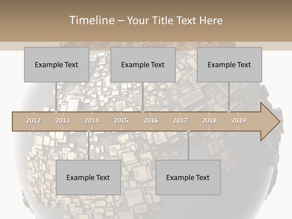 White Cube Worldwide PowerPoint Template