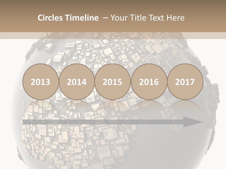 White Cube Worldwide PowerPoint Template