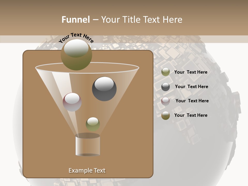 White Cube Worldwide PowerPoint Template