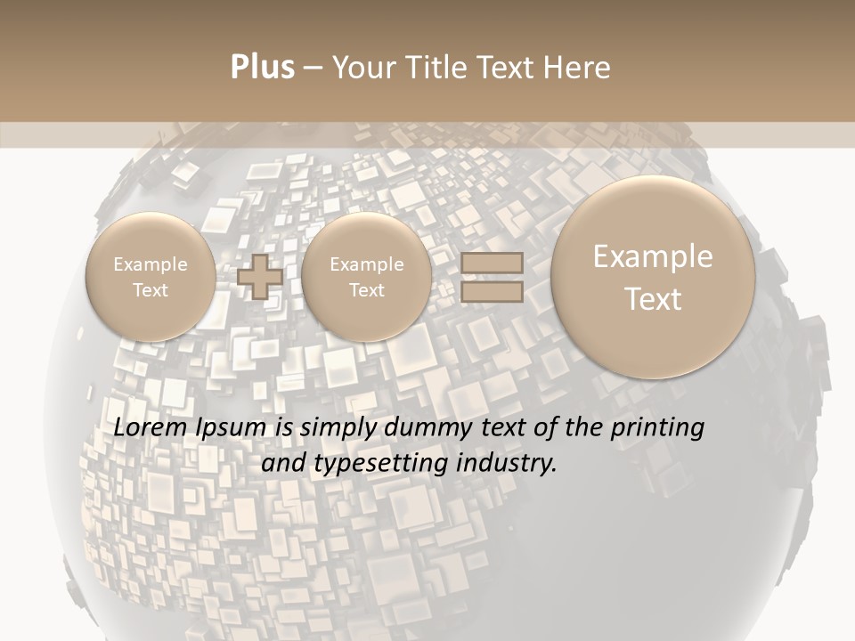 White Cube Worldwide PowerPoint Template