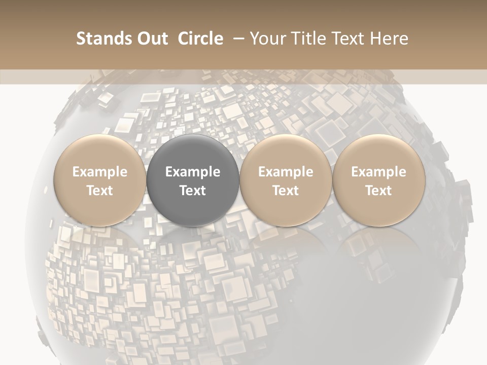 White Cube Worldwide PowerPoint Template