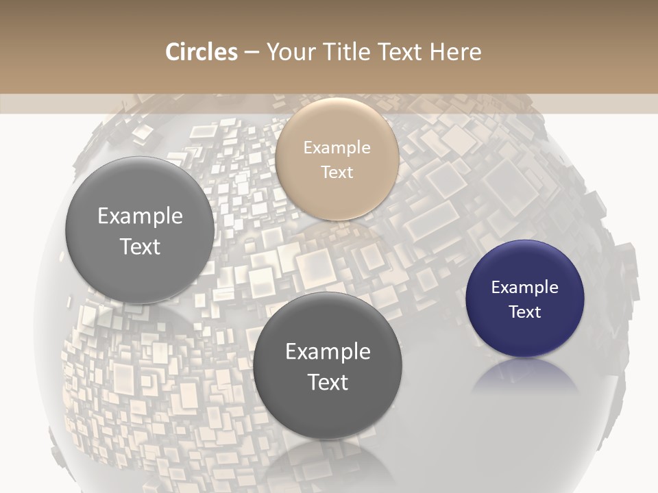 White Cube Worldwide PowerPoint Template