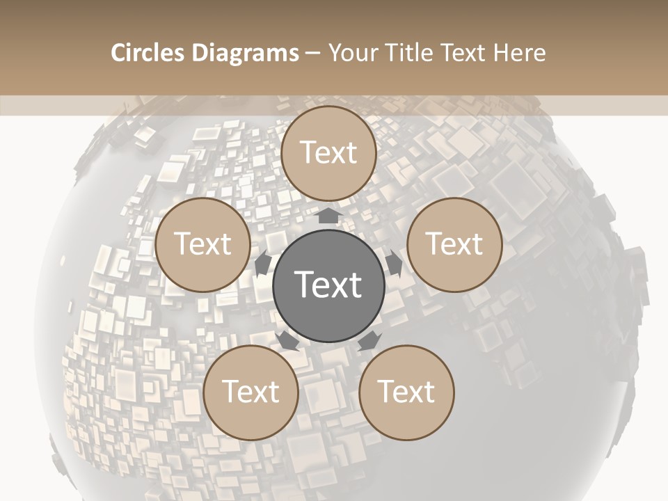 White Cube Worldwide PowerPoint Template