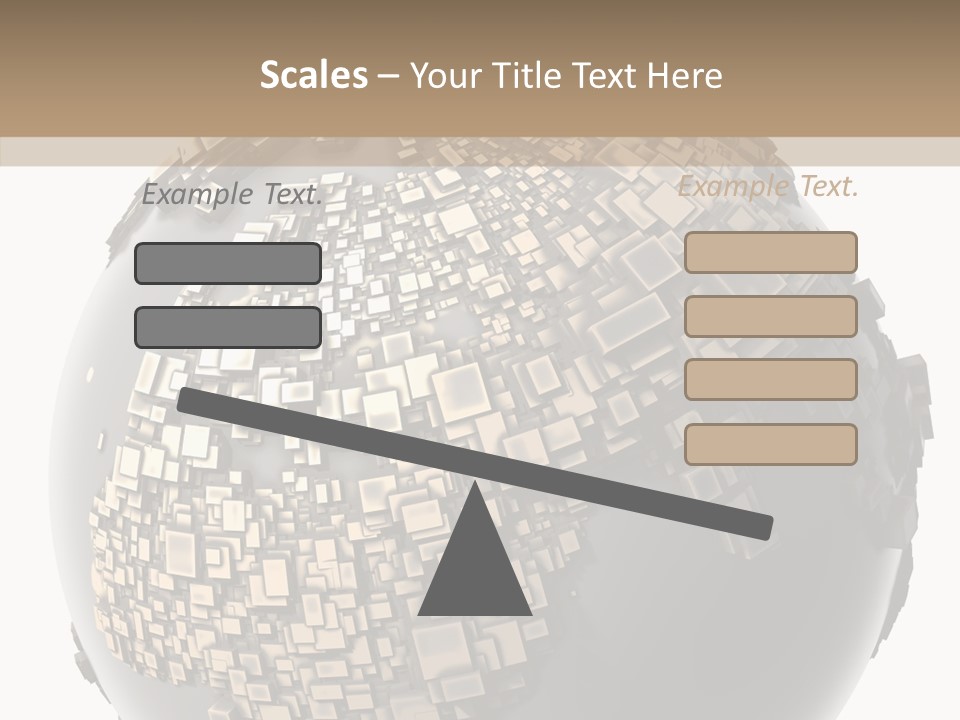 White Cube Worldwide PowerPoint Template