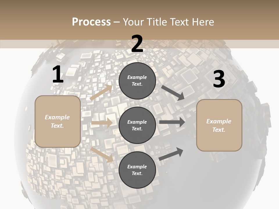 White Cube Worldwide PowerPoint Template