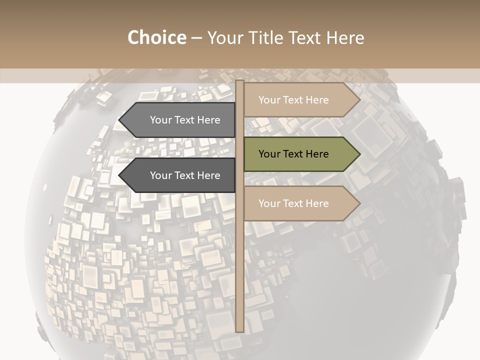 White Cube Worldwide PowerPoint Template