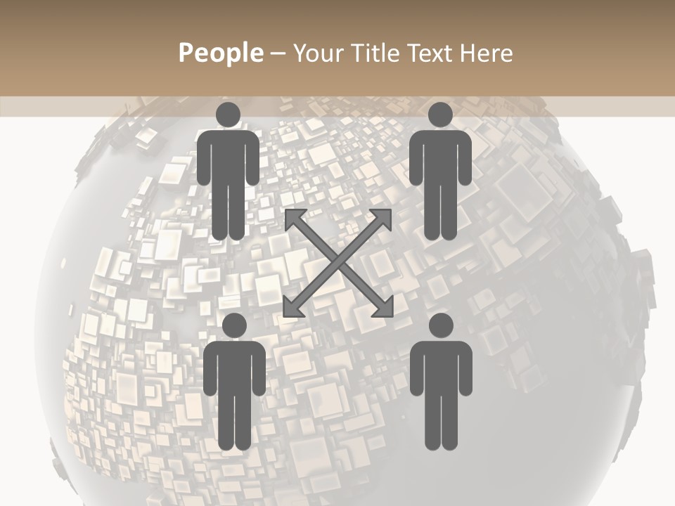 White Cube Worldwide PowerPoint Template