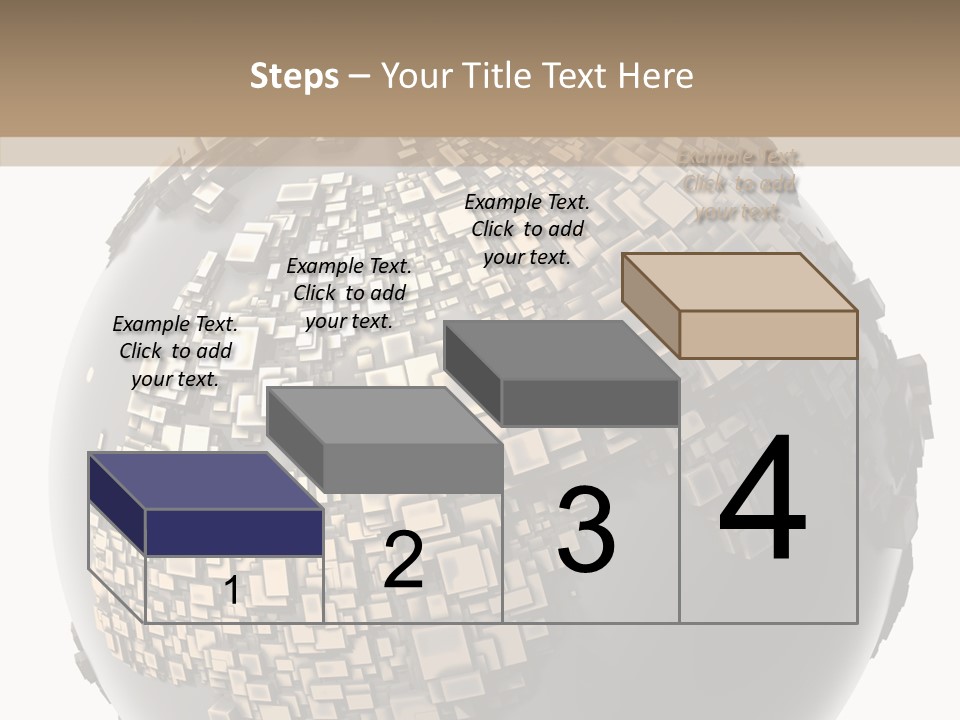White Cube Worldwide PowerPoint Template