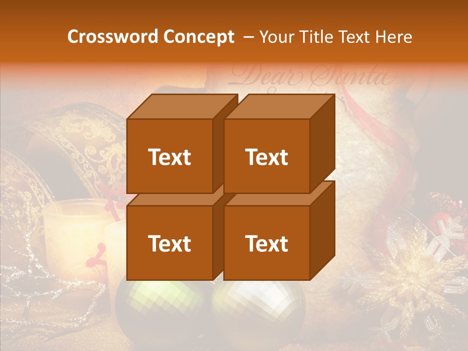 White Letter Parchment PowerPoint Template