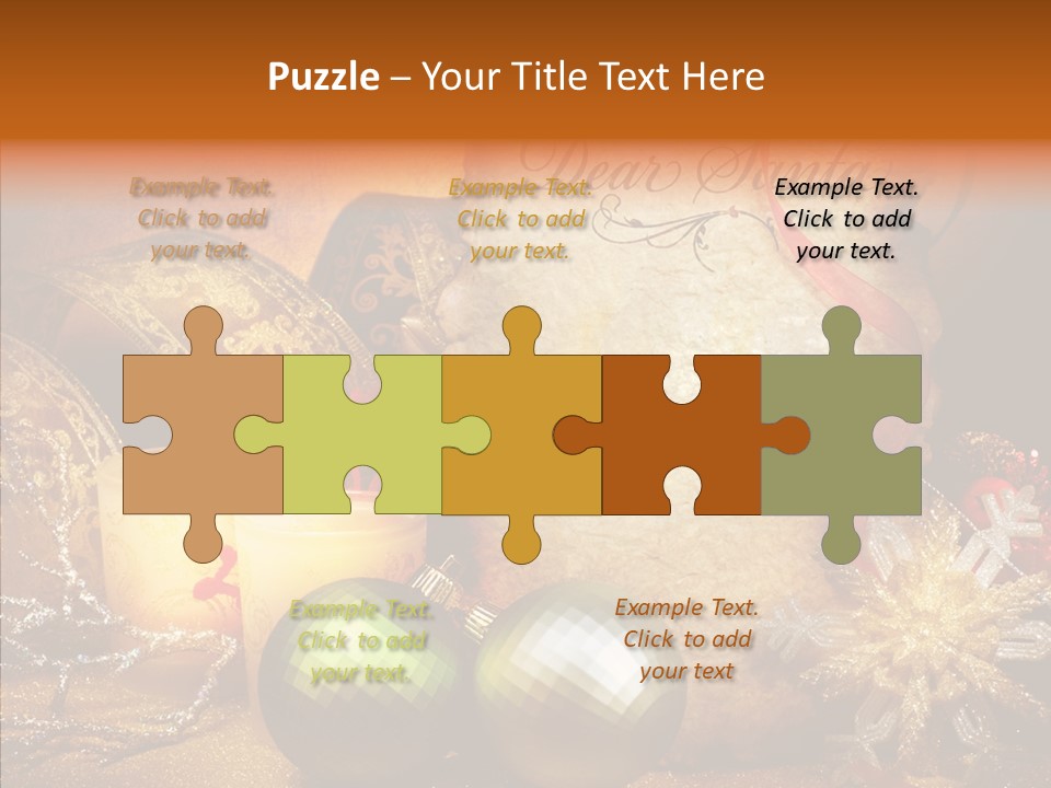 White Letter Parchment PowerPoint Template