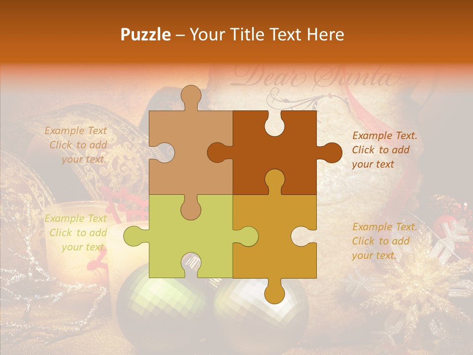 White Letter Parchment PowerPoint Template