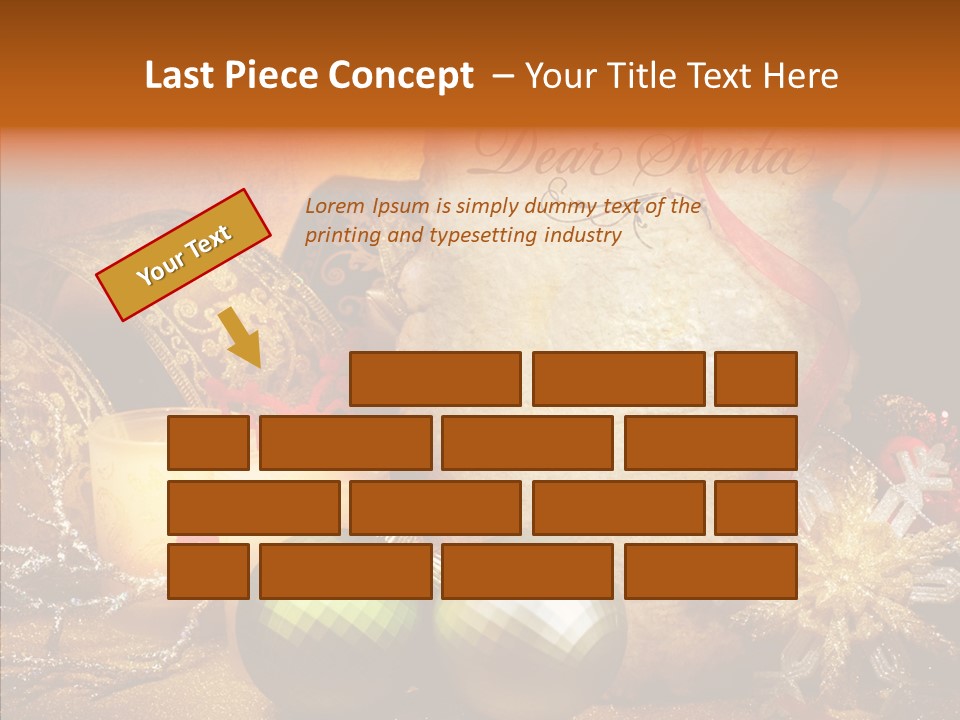 White Letter Parchment PowerPoint Template