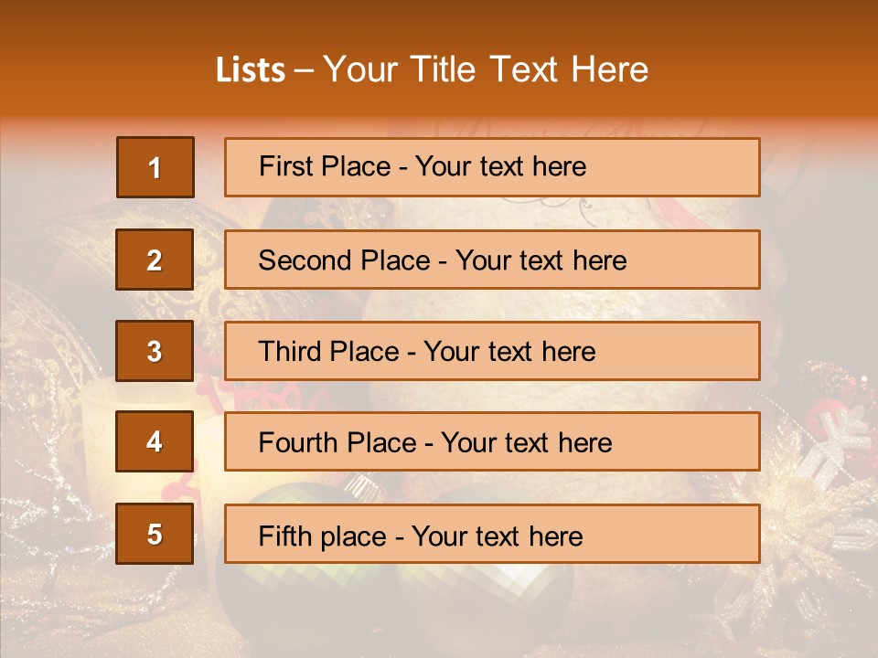 White Letter Parchment PowerPoint Template