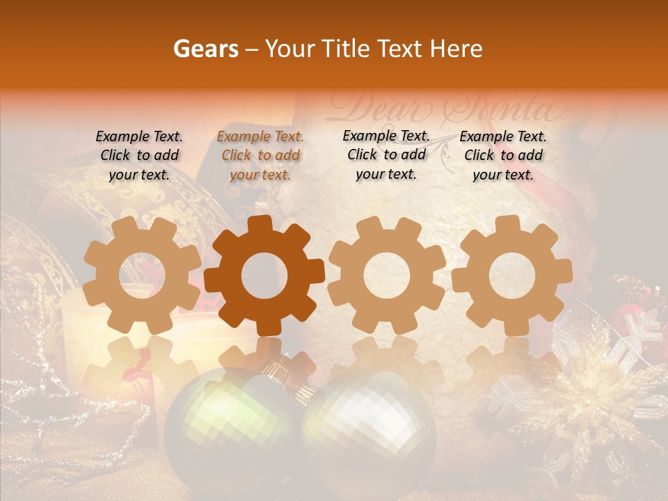 White Letter Parchment PowerPoint Template