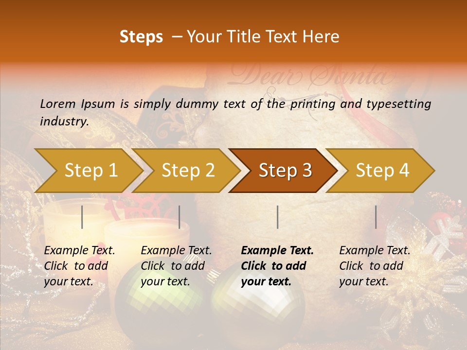 White Letter Parchment PowerPoint Template