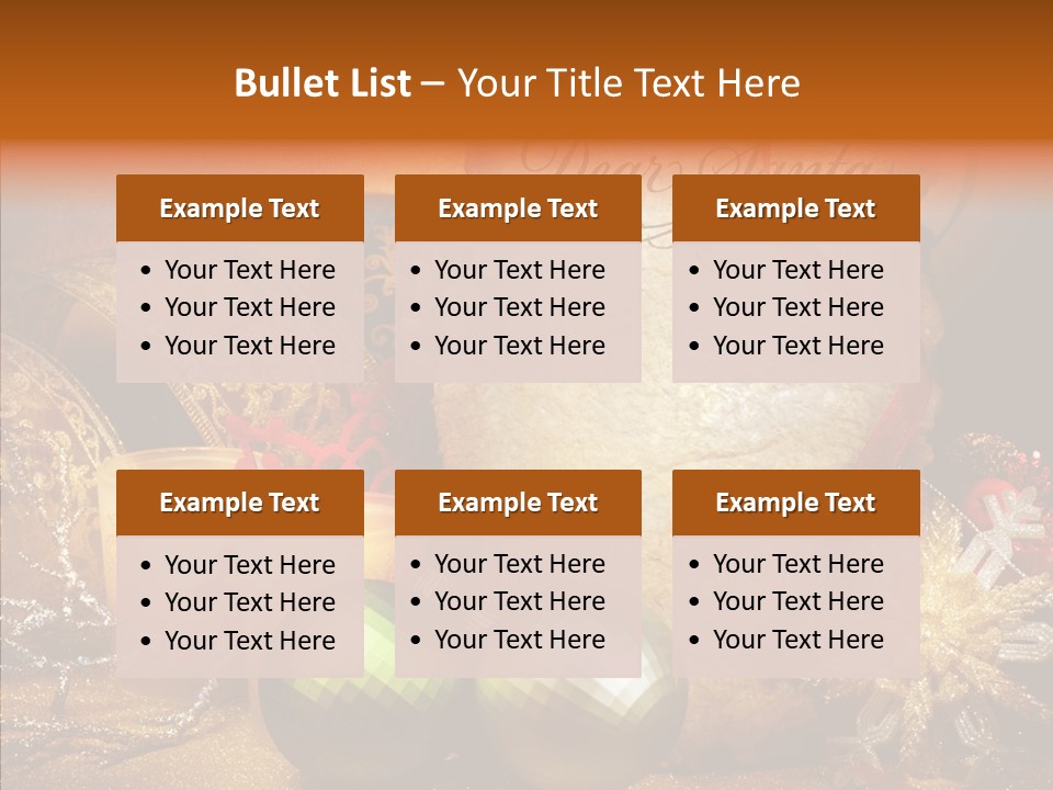 White Letter Parchment PowerPoint Template