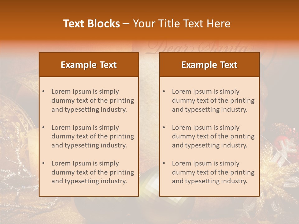 White Letter Parchment PowerPoint Template
