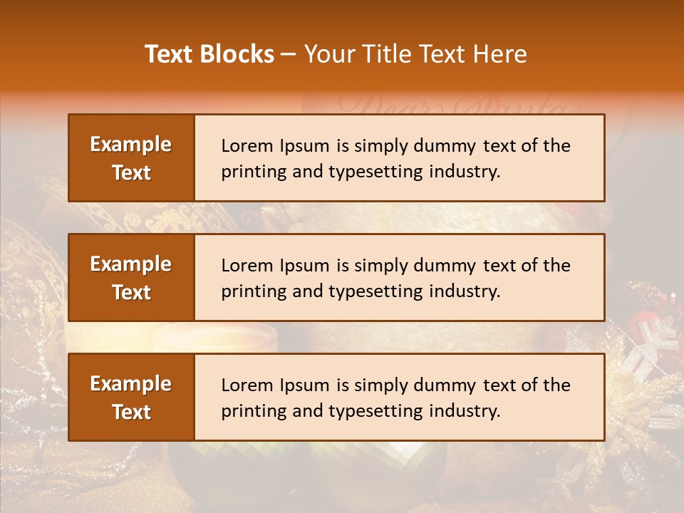 White Letter Parchment PowerPoint Template