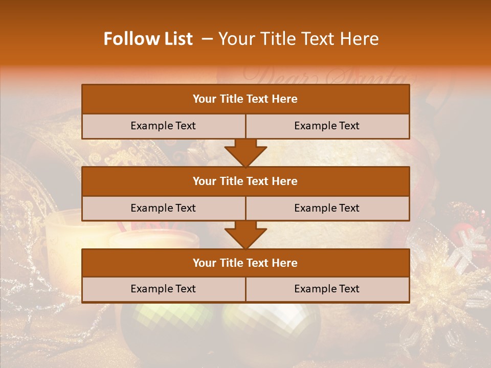 White Letter Parchment PowerPoint Template