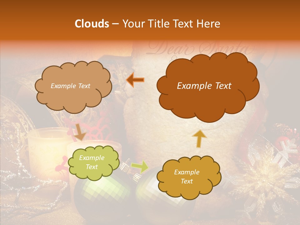 White Letter Parchment PowerPoint Template