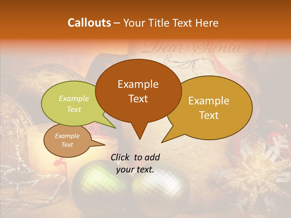 White Letter Parchment PowerPoint Template