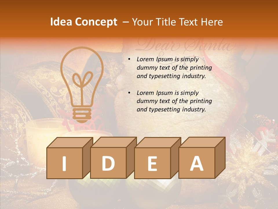 White Letter Parchment PowerPoint Template