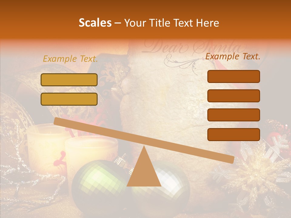 White Letter Parchment PowerPoint Template