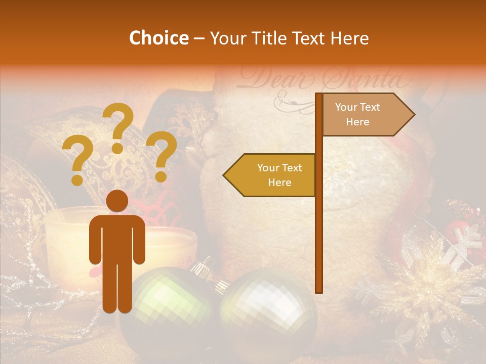 White Letter Parchment PowerPoint Template