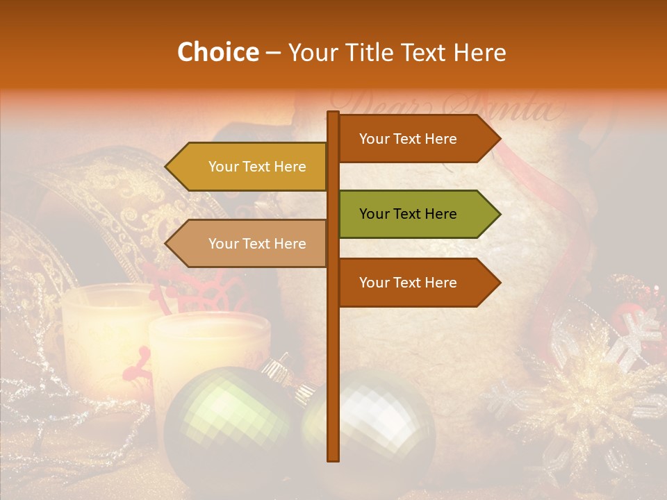 White Letter Parchment PowerPoint Template