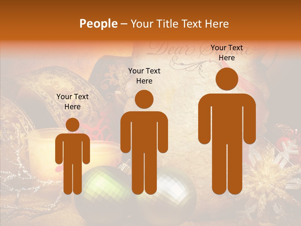 White Letter Parchment PowerPoint Template