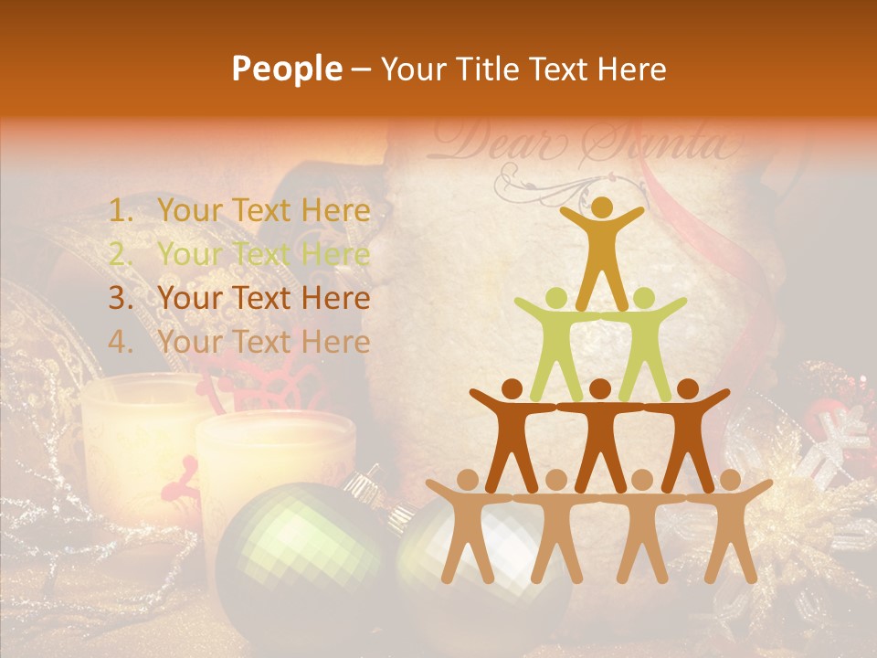 White Letter Parchment PowerPoint Template