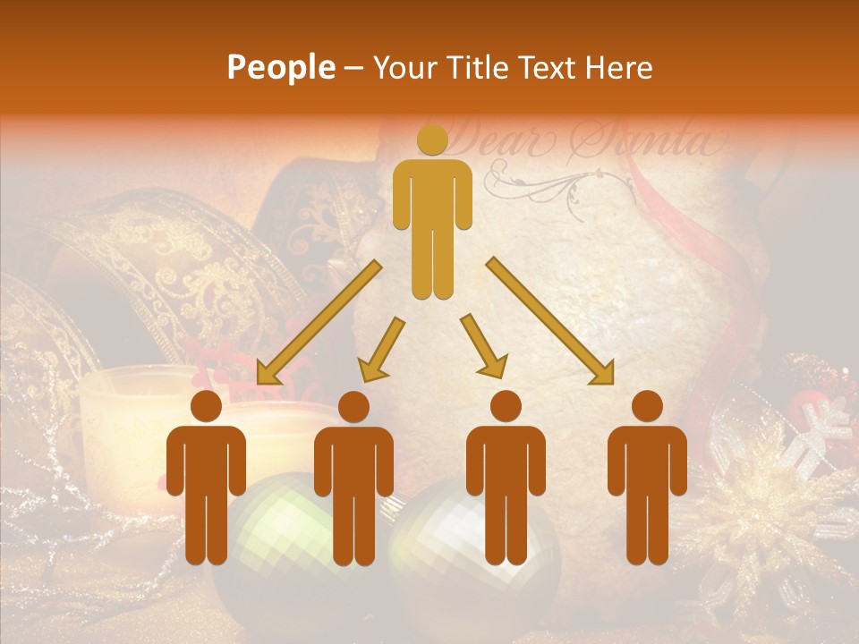 White Letter Parchment PowerPoint Template