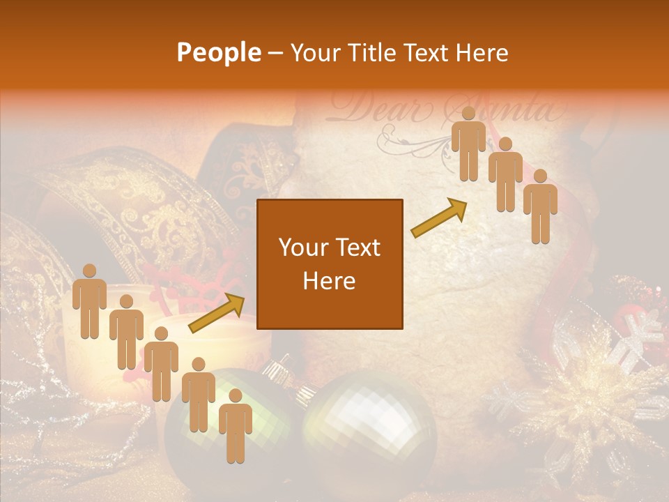 White Letter Parchment PowerPoint Template