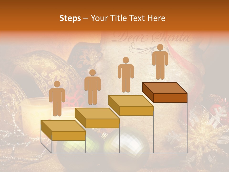 White Letter Parchment PowerPoint Template