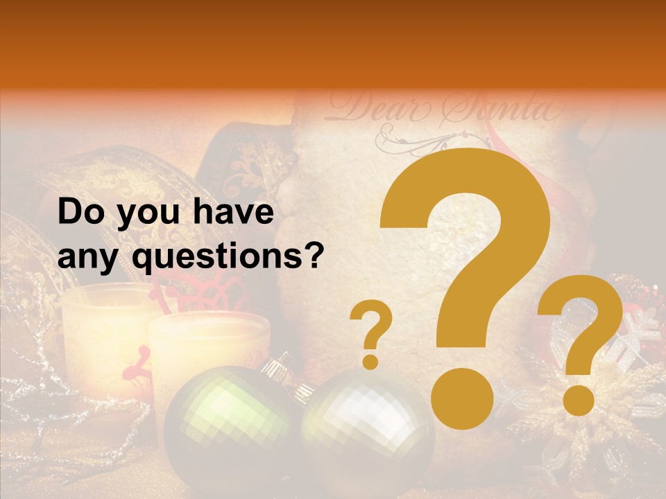 White Letter Parchment PowerPoint Template