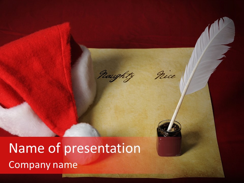 Old Santa Nice PowerPoint Template