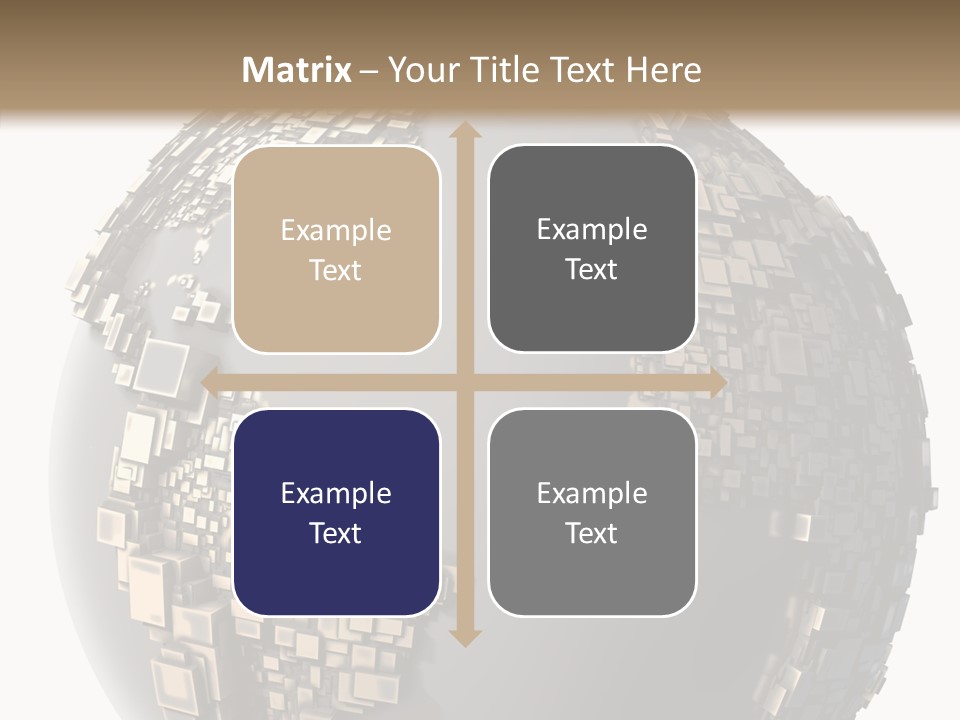 Pacific Continent Globe PowerPoint Template