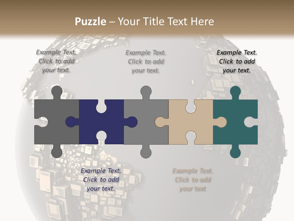 Pacific Continent Globe PowerPoint Template