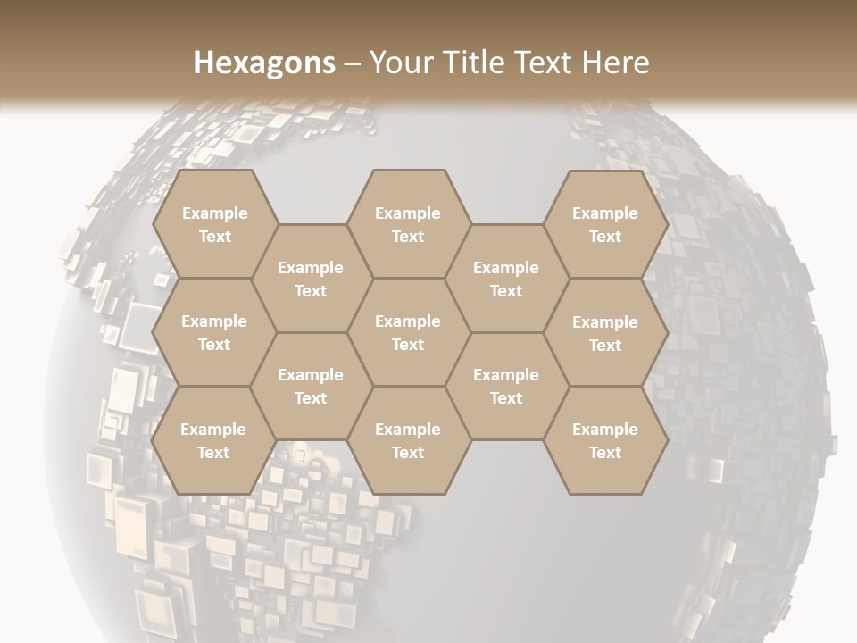 Pacific Continent Globe PowerPoint Template