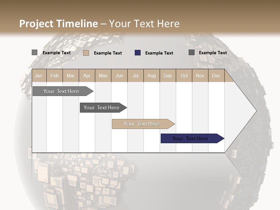 Pacific Continent Globe PowerPoint Template